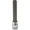 Dynamic Tools 3/8" Drive Metric Hex Head, 10mm Long Bit, Chrome Finish Socket D006410 - alternate 1